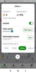 Hapus History Gojek