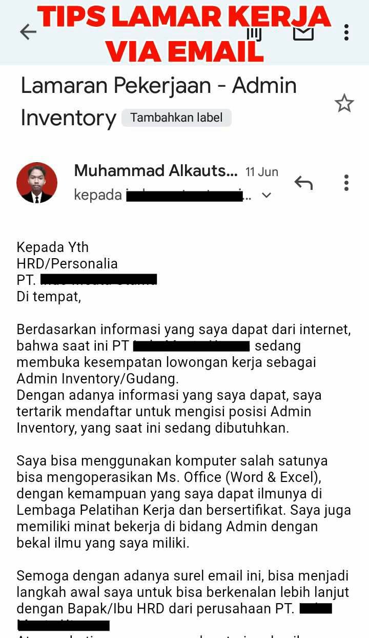 Cara Melamar Pekerjaan Via Email Dapatkan Pekerjaan Impian Dengan   Cara Melamar Pekerjaan Via Email 