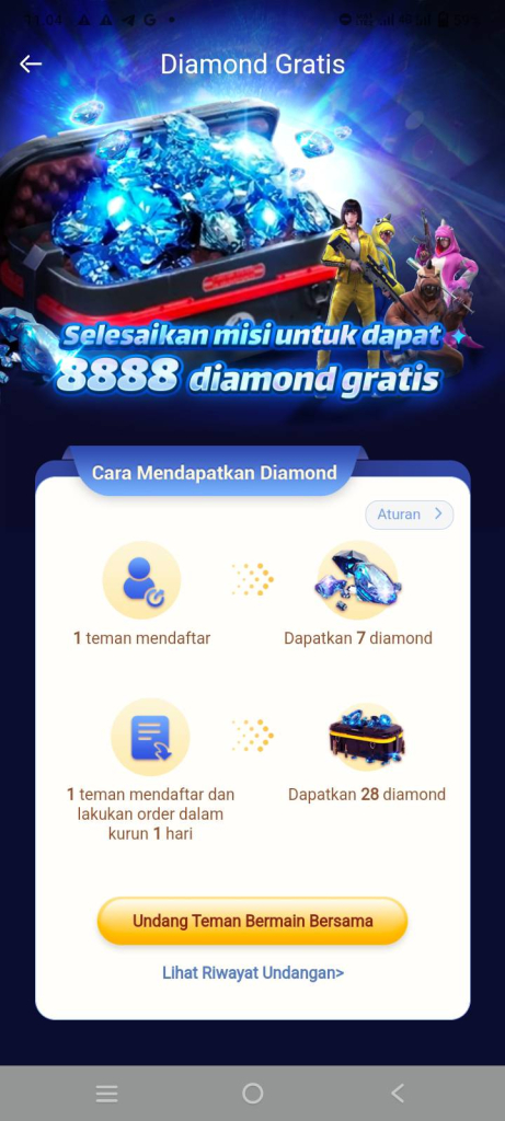 Cara Mendapatkan Diamond FF