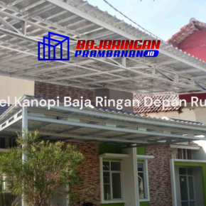 Model Kanopi Baja Ringan Depan Rumah